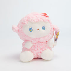  PELUCHE OVEJA MIDO ROSA 25CM