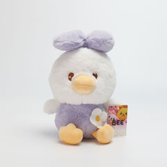  PELUCHE PATO YEMA DE HUEVO MORADO 23CM