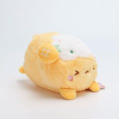  PELUCHE  PASTEL DE FRUTAS AMARILLO 23CM