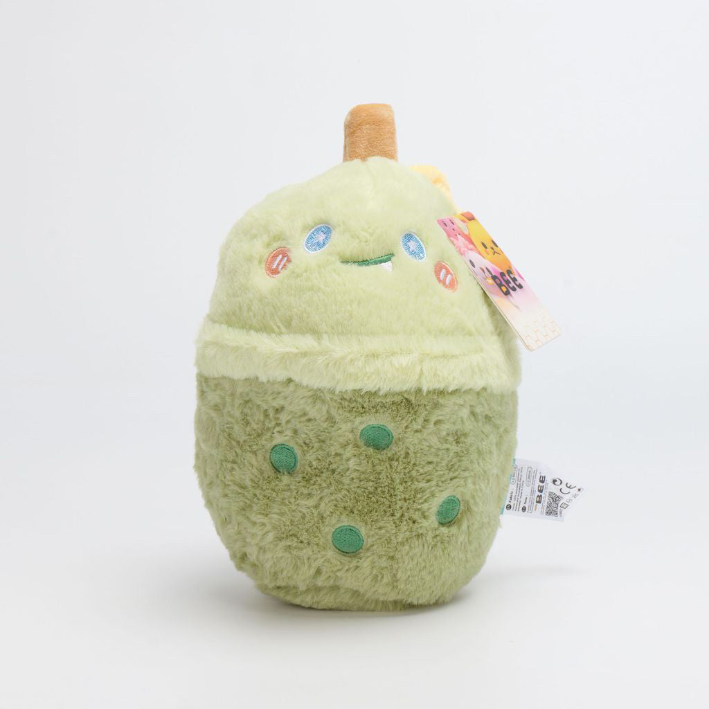  PELUCHE TAZA DE TÉ CON LECHE VERDE 23CM