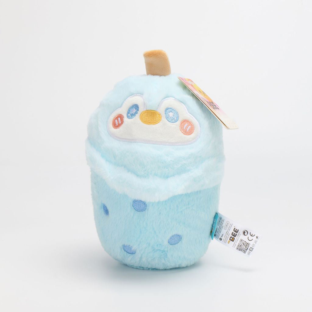  PELUCHE TAZA DE TÉ CON LECHE AZUL 23CM