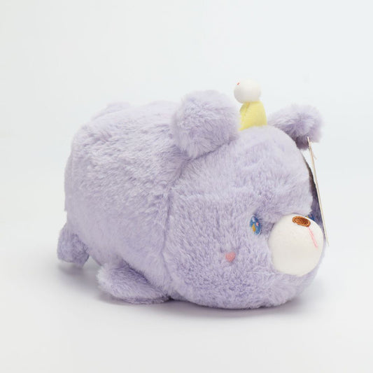  PELUCHE BÁJATE Y ENROLLA MORADO 25CM