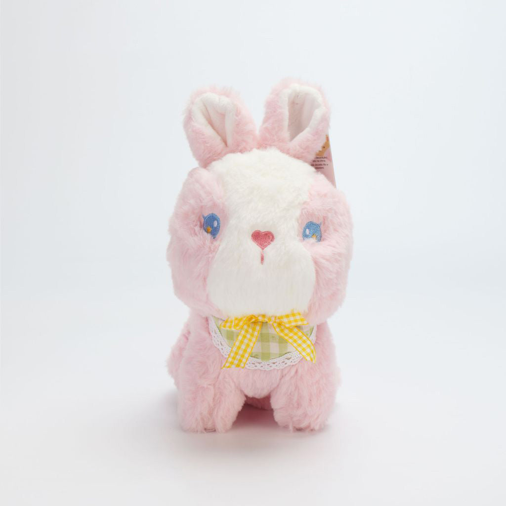  PELUCHE DE CONEJO DE TÉ CON LECHE ROSA 23CM