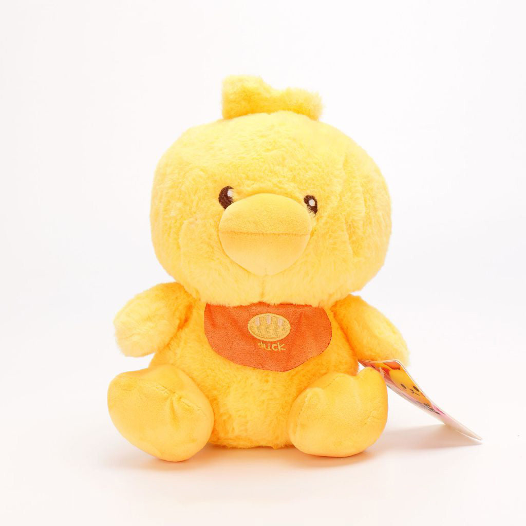  PELUCHE MUÑECA DE BOLSILLO CON CARA-PATITO AMARILLO 21CM