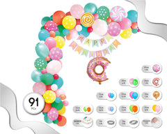 SET DE GLOBOS DULCE 86PC