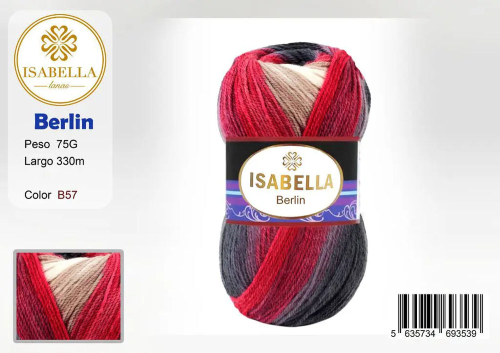 Hilo de Lana Isabella Berlin ISABELLA 纱线