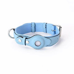 Collar De Cuero Para Perro, Collares Ajustables Para Mascotas Con Diseño De Lujo Para Apple Airtag, Dispositivo De Posicionamiento, Cubierta, Accesorios Para Gatos