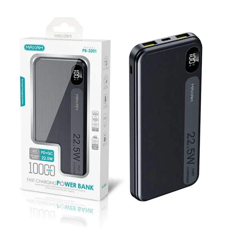 Batería de carga para móvil 22.5W Carga Rápida Capacidad 10000mAh Negro 威锋电子