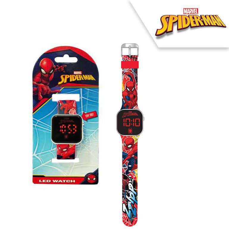 RELOJ LED SPIDERMAN