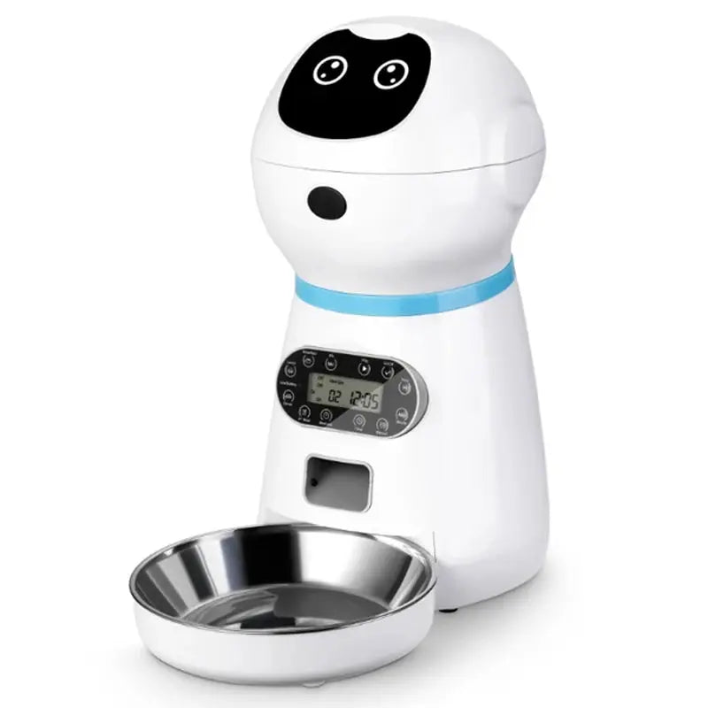 Dispensador Automático De Alimentador Lento Inteligente Para Mascotas, Suministro De Viaje Para Gatos Y Perros, Tiempo Fijo, Cantidad De Comida, Nuevo