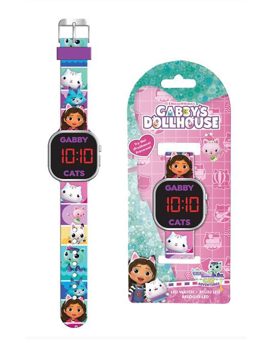 RELOJ LED gabby's dollhouse