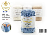 DIY BRAIDY 2MM 250G ISABELLA 纱线