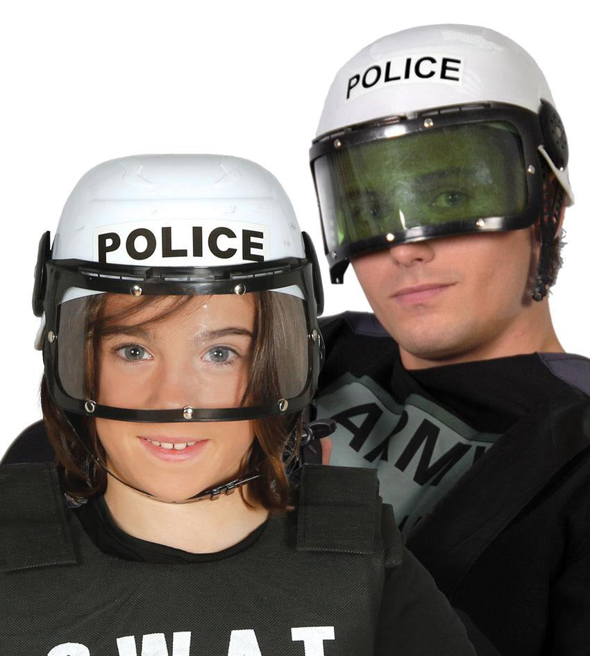 CASCO POLICIA CON VISERA