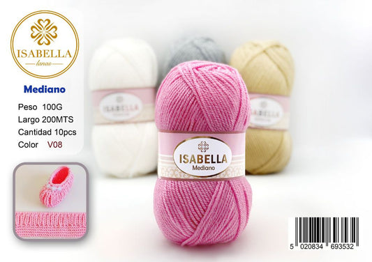 OVILLO HILO ISABELLA MEDIANO 100G