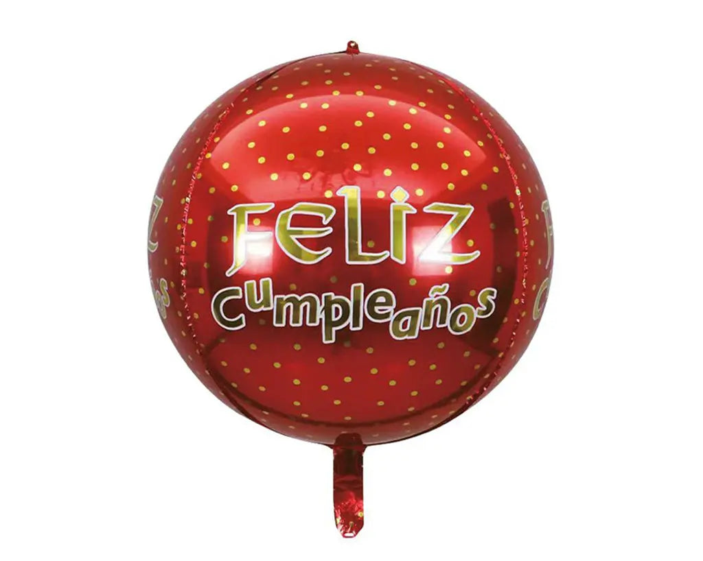 GLOBO DECORATIVO FOIL ESFERA ROJO XOCO