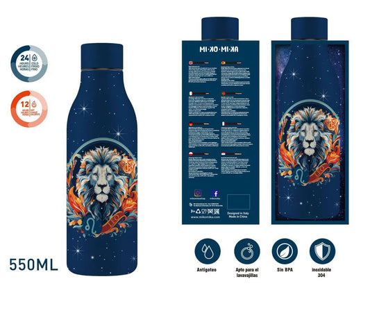 BOTELLA TERMO ACERO INOXIDABLE CALOR Y FRIO MIKOMICA