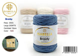 DIY BRAIDY 2MM 250G ISABELLA 纱线