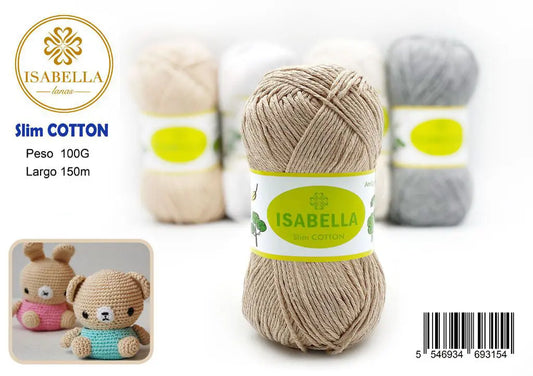 OVILLO HILO ISABELLA CLIM COTTON 100G ISABELLA 纱线