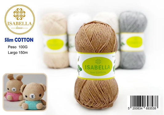 OVILLO HILO ISABELLA CLIM COTTON 100G ISABELLA 纱线