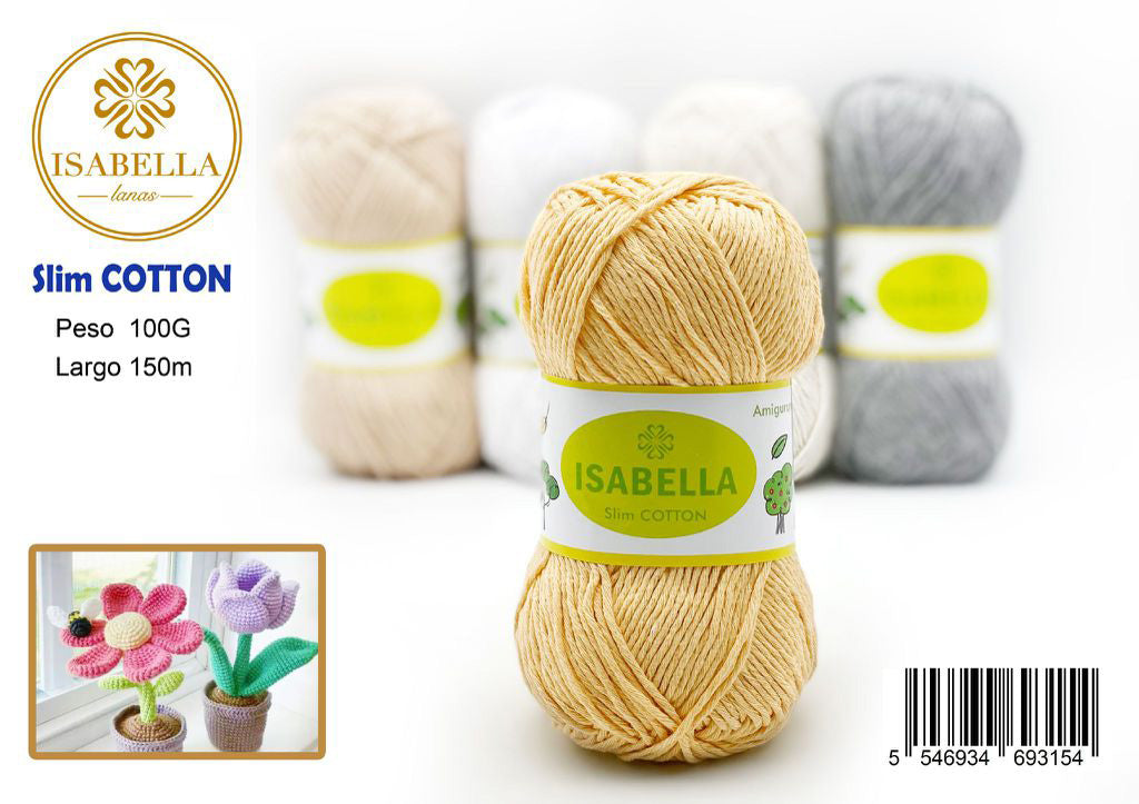 OVILLO HILO ISABELLA CLIM COTTON 100G