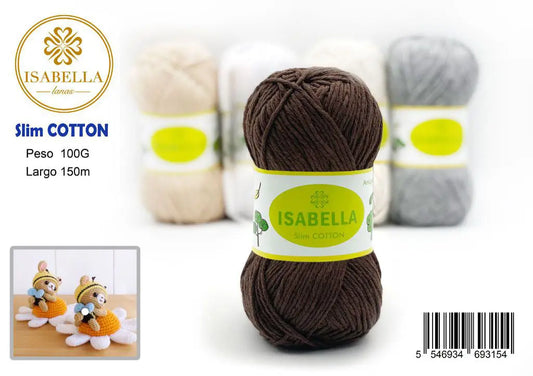 OVILLO HILO ISABELLA CLIM COTTON 100G ISABELLA 纱线