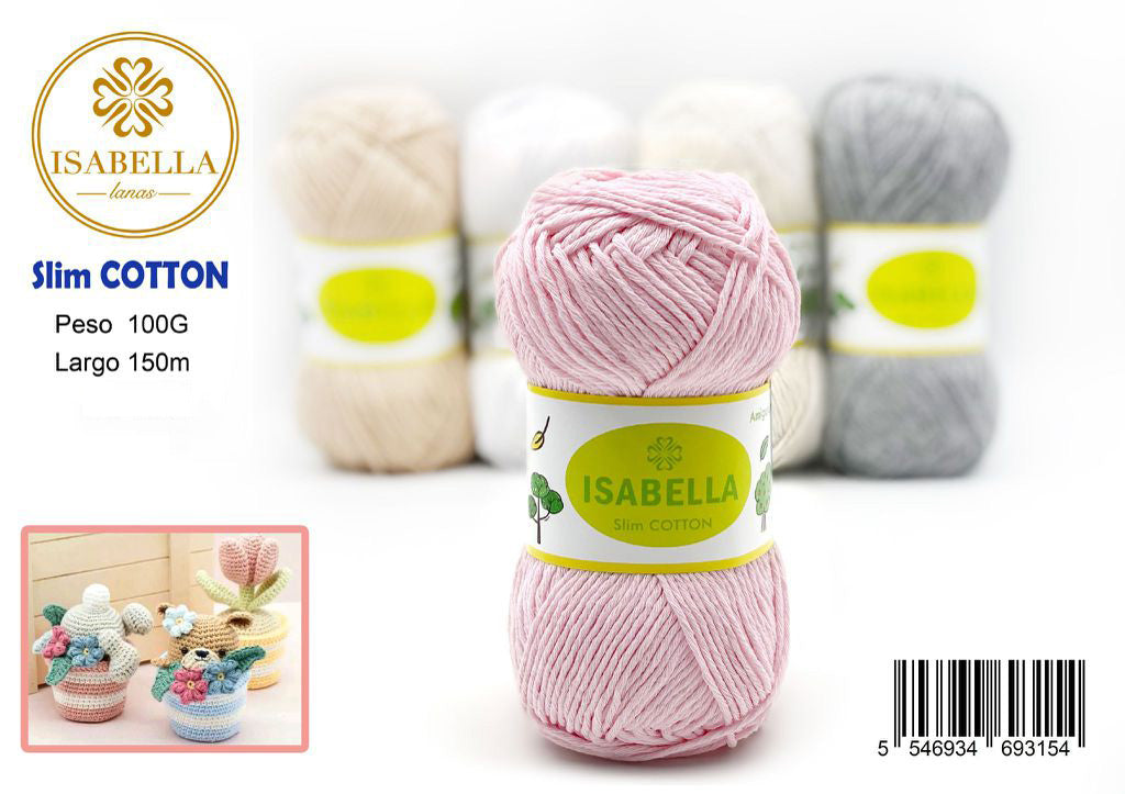 OVILLO HILO ISABELLA CLIM COTTON 100G