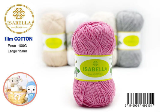 OVILLO HILO ISABELLA CLIM COTTON 100G ISABELLA 纱线