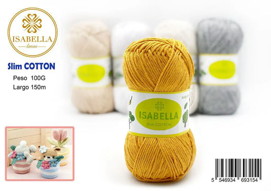 OVILLO HILO ISABELLA CLIM COTTON 100G ISABELLA 纱线