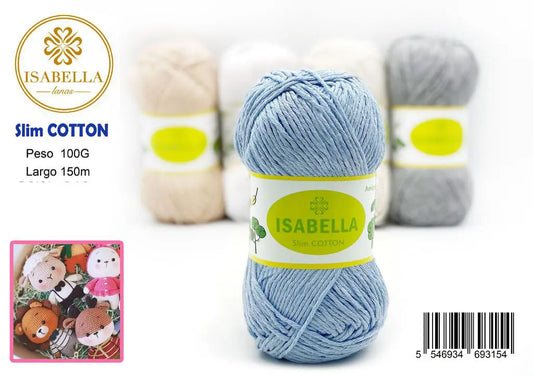 OVILLO HILO ISABELLA CLIM COTTON 100G ISABELLA 纱线