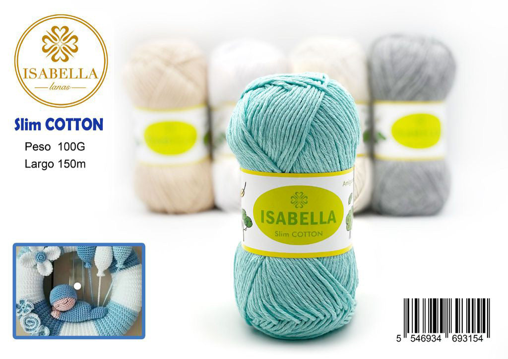 OVILLO HILO ISABELLA CLIM COTTON 100G