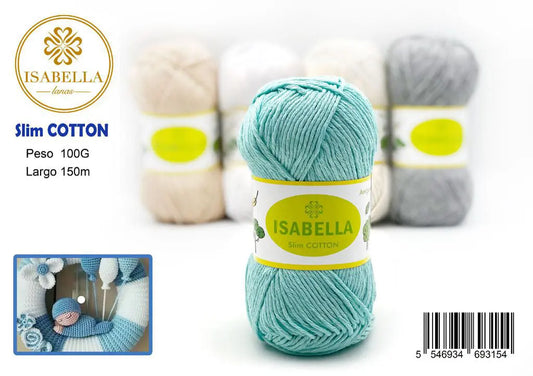 OVILLO HILO ISABELLA CLIM COTTON 100G ISABELLA 纱线