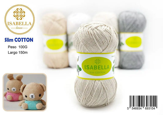 OVILLO HILO ISABELLA CLIM COTTON 100G ISABELLA 纱线