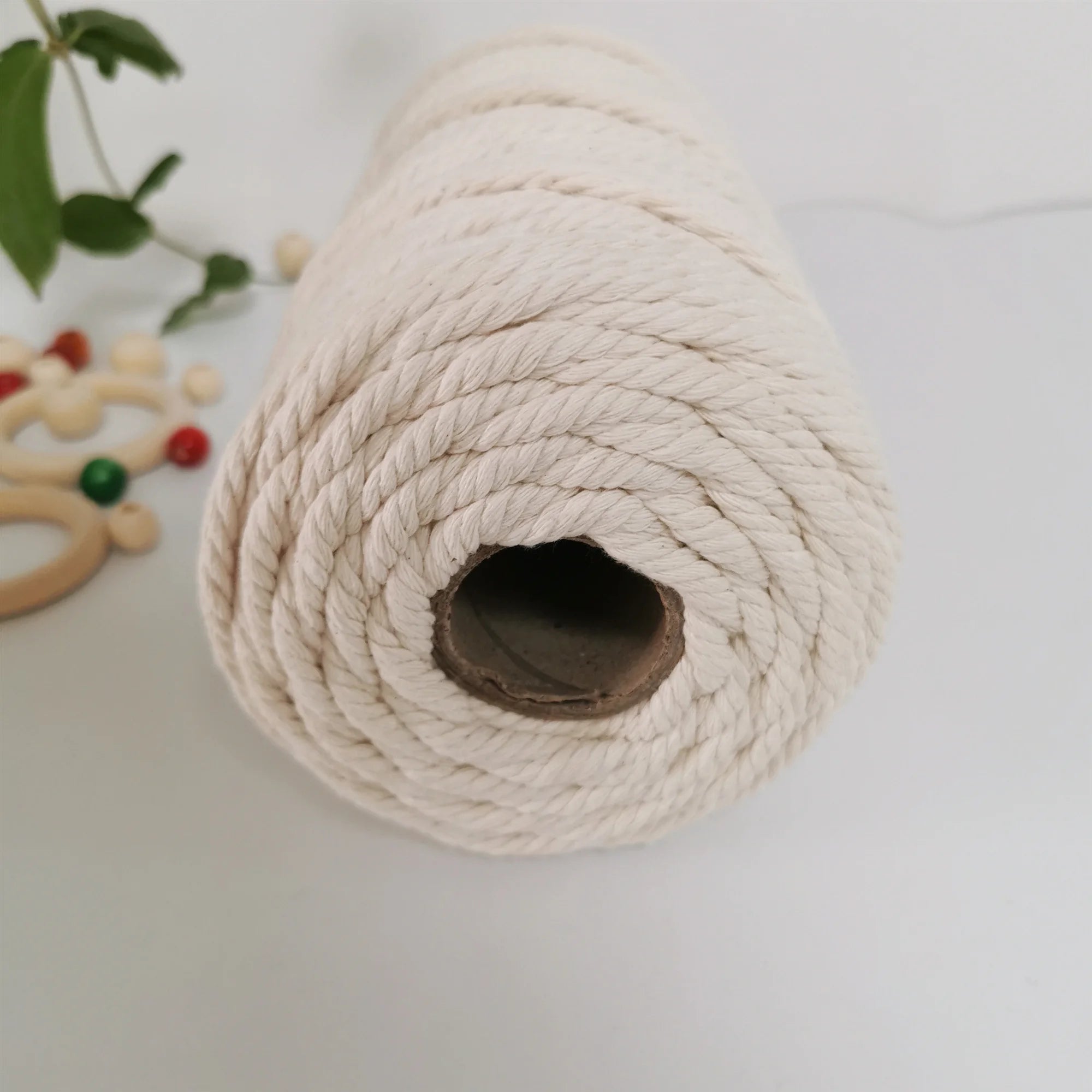 Wholesale Handmade Decorations Softer Natural Cotton Bohemia Macrame Cord 6mm Cotton Rope for  DIY Wall Hanging BlissMarket