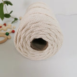 Wholesale Handmade Decorations Softer Natural Cotton Bohemia Macrame Cord 6mm Cotton Rope for  DIY Wall Hanging BlissMarket