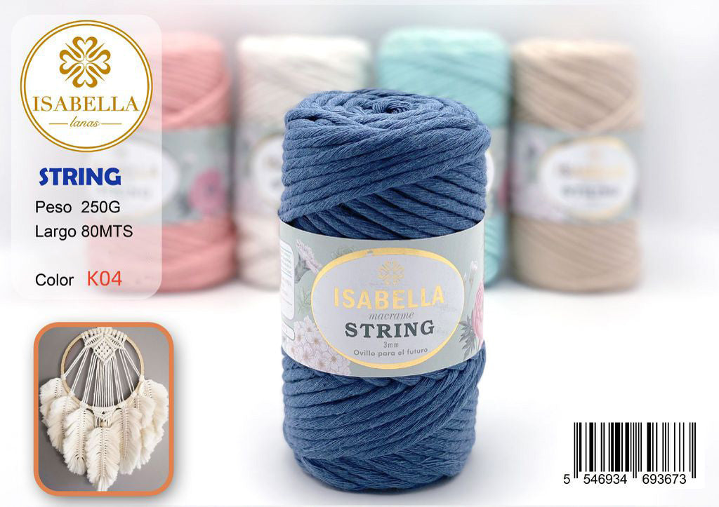 MACROME ISABELLA STRING 3MM 250G