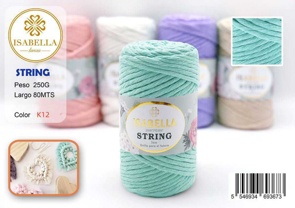 MACROME ISABELLA STRING 3MM 250G