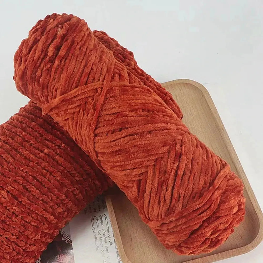 Hilo de chenilla suave de terciopelo de 95 g DS