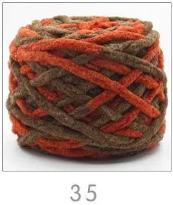 Hilo de terciopelo para tejer a mano 100 g DS