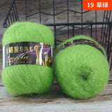Ovillo de lana de mohair de 50 g para tejer a mano DS