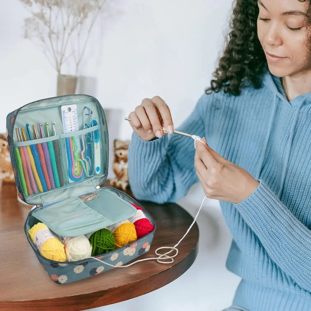 Juego de agujas de crochet para tejer DS