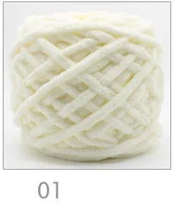 Hilo de terciopelo para tejer a mano 100 g DS