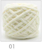 Hilo de terciopelo para tejer a mano 100 g DS