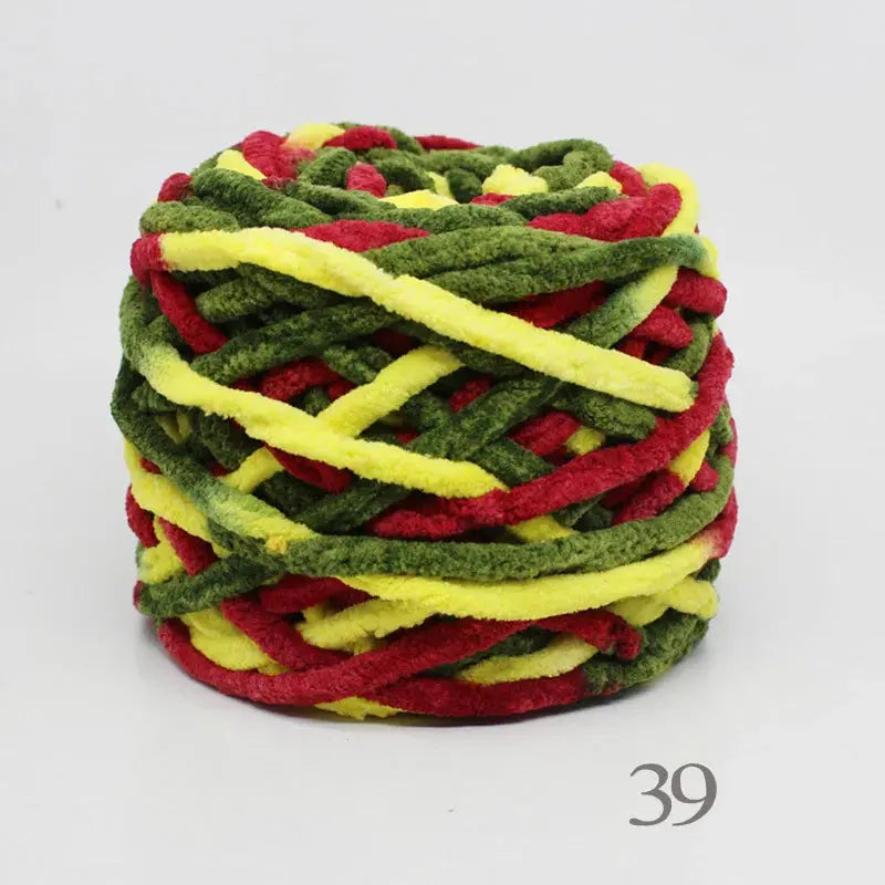 Hilo de terciopelo para tejer a mano 100 g DS