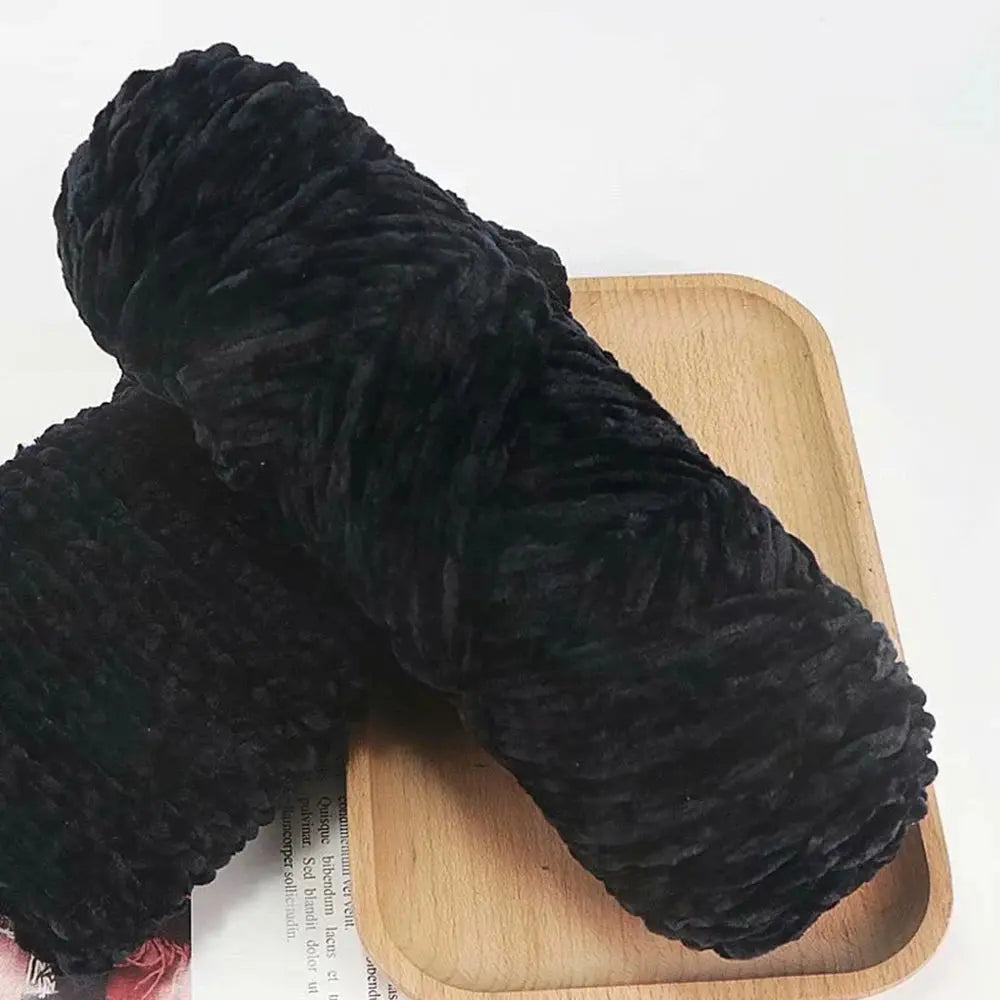 Hilo de chenilla suave de terciopelo de 95 g DS