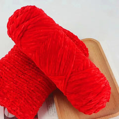 Hilo de chenilla suave de terciopelo de 95 g DS