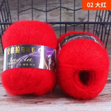 Ovillo de lana de mohair de 50 g para tejer a mano DS