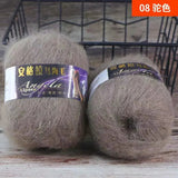 Ovillo de lana de mohair de 50 g para tejer a mano DS