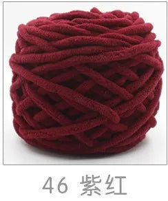 Hilo de terciopelo para tejer a mano 100 g DS