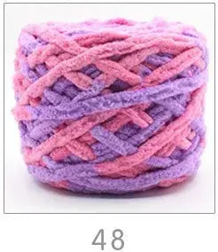 Hilo de terciopelo para tejer a mano 100 g DS