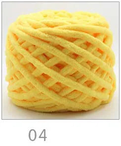 Hilo de terciopelo para tejer a mano 100 g DS